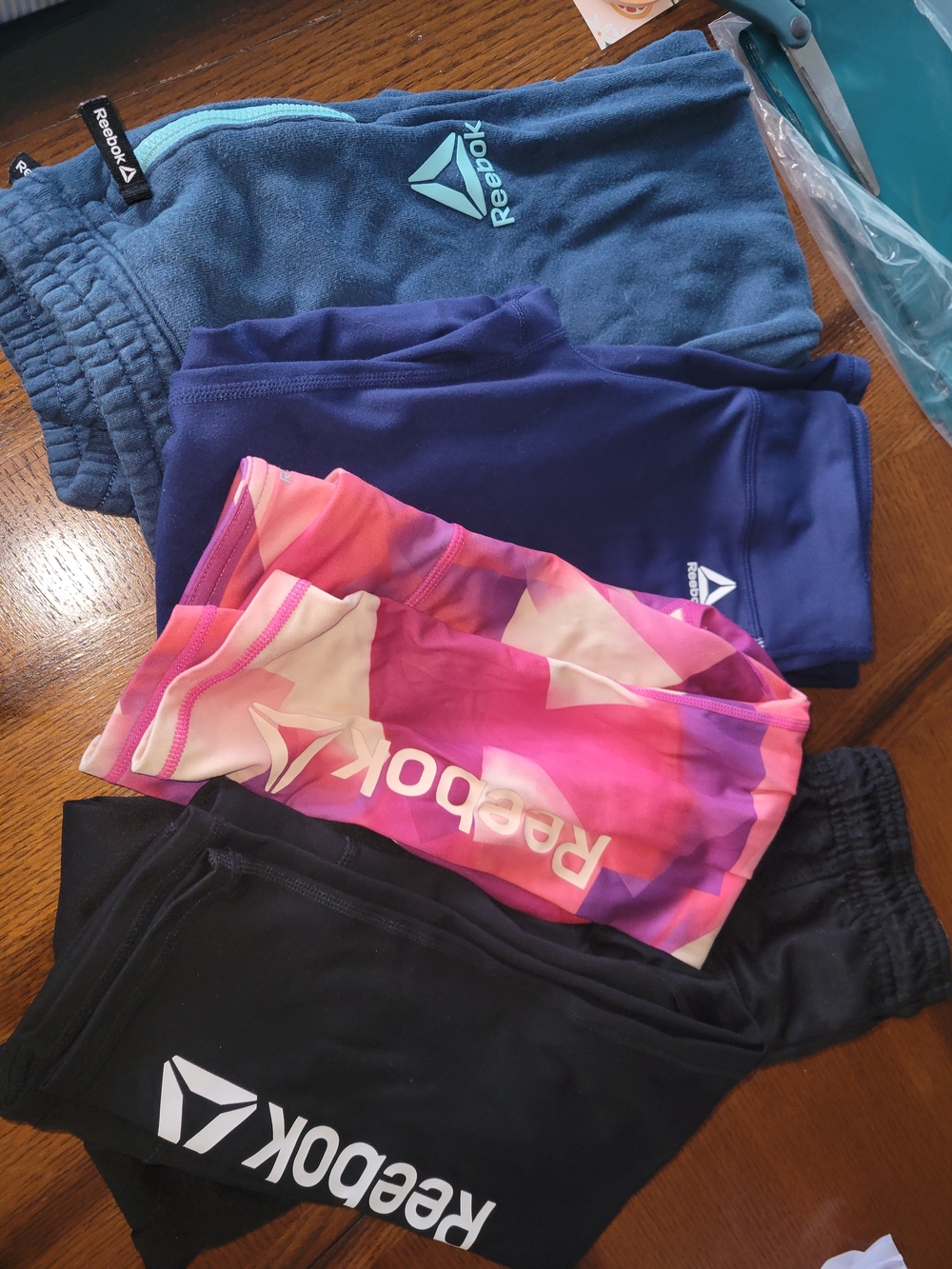 Bundle Of 5 Reebok Girls Bottoms Multi-Color Active Pants –